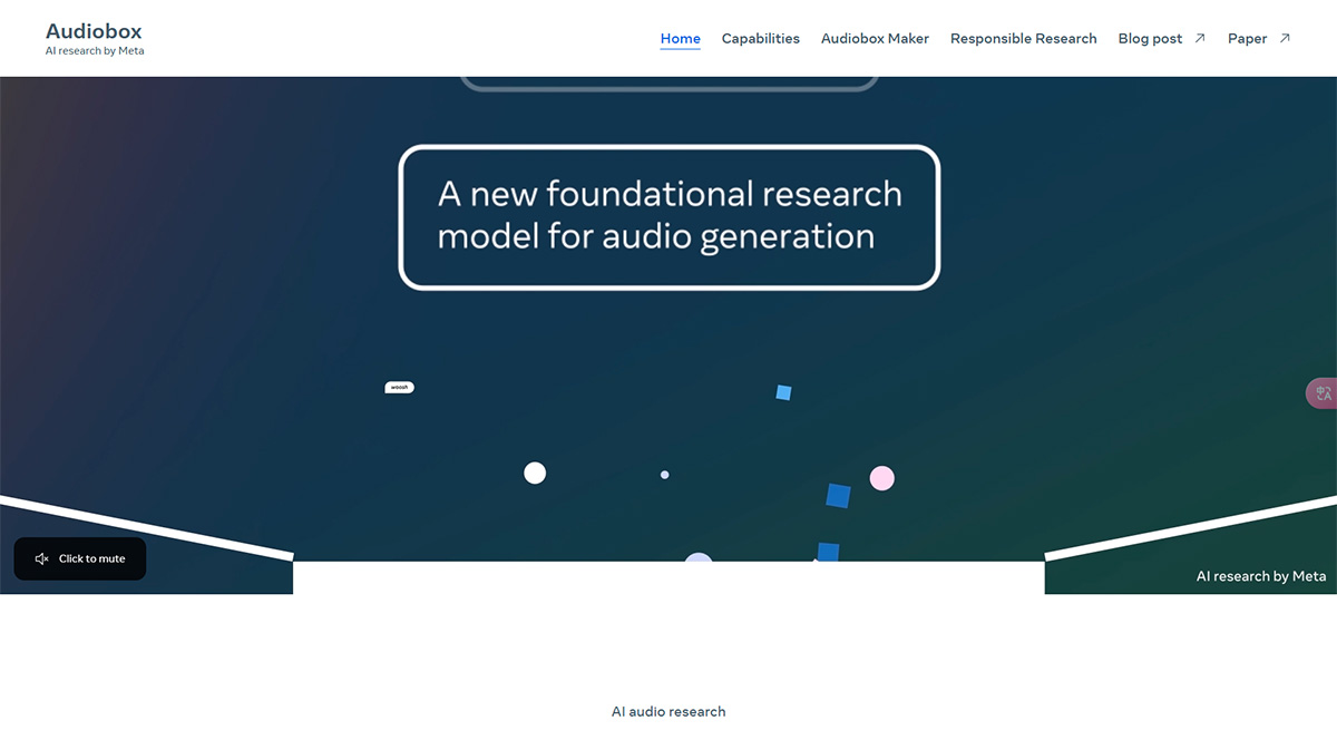 AudioBox：Meta的高級音頻生成模型