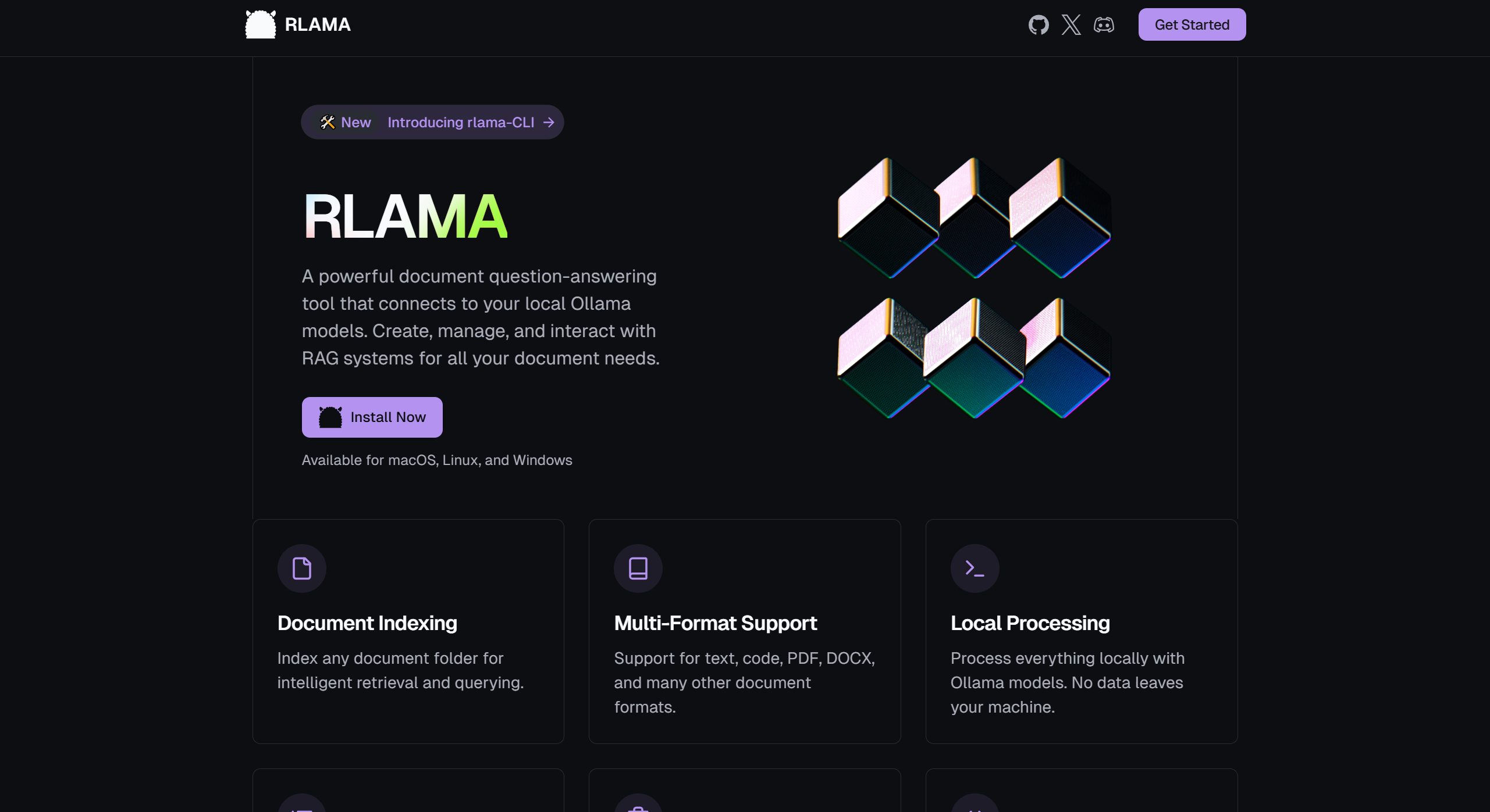 RLAMA：開源的本地文檔問答工具，可高效管理和檢索文檔