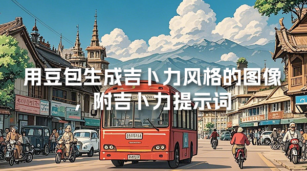 教你用豆包生成吉卜力風格的圖像，附吉卜力提示詞