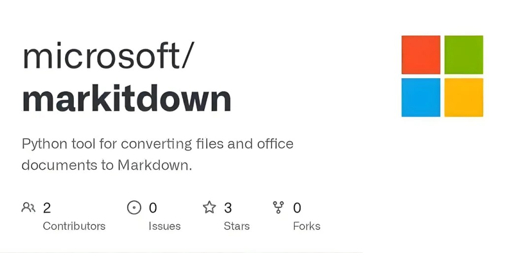 MarkItDown：一款好用的將文件和辦公文檔轉換為Markdown的AI工具！