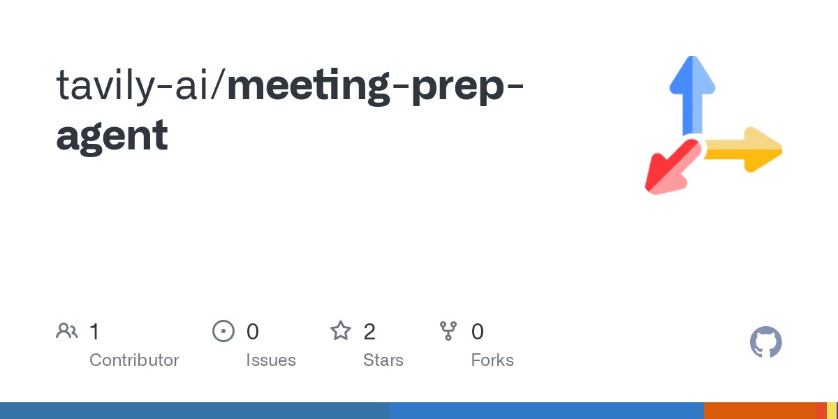 Meeting Prep Agent：一款高效的會議準備自動化工具